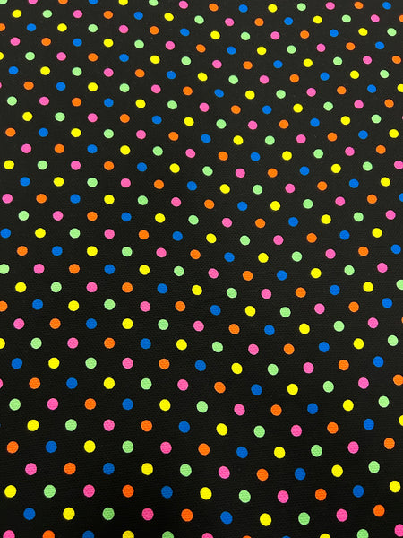 CT-9183W BRIGHT POLKA DOT PRINT STRETCH COTTON PIQUE. ITALY