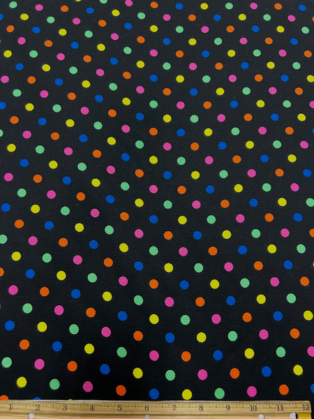 CT-9183W BRIGHT POLKA DOT PRINT STRETCH COTTON PIQUE. ITALY