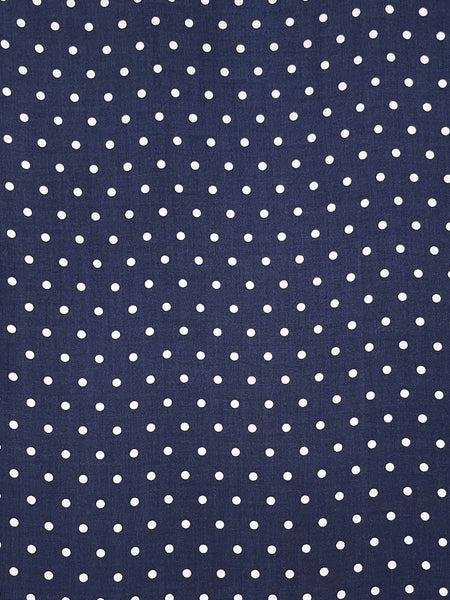 BFS-217 POLKA DOT PRINT VISCOSE TWILL. ITALY.