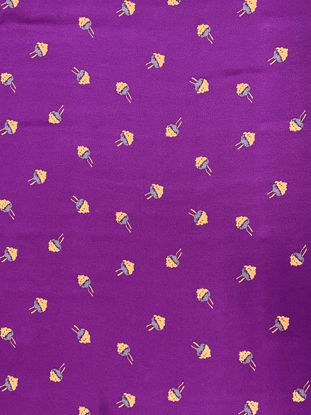 RV-7828W OAK TREE SEED PRINT VISCOSE SATEEN JACQUARD TEXTURE . MAJE. ITALY