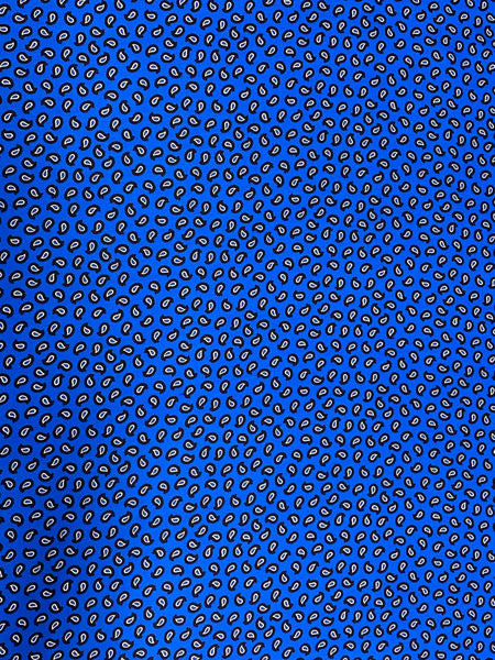 RV-9147W DESIGNER PAISLEY PRINT VISCOSE CHARMEUSE. MAJE. ITALY.