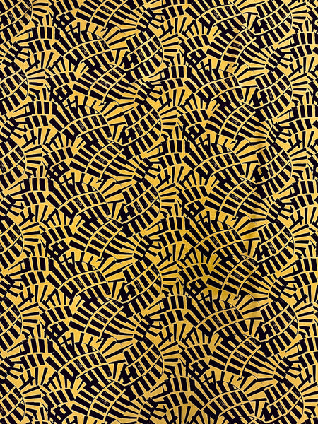 RV-7823W MAYAN PRINT VISCOSE CHALLIS. ITALY