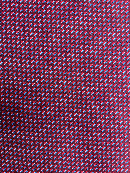 S-9243W ELEPHANT DESIGN TIE SILK. ITALY