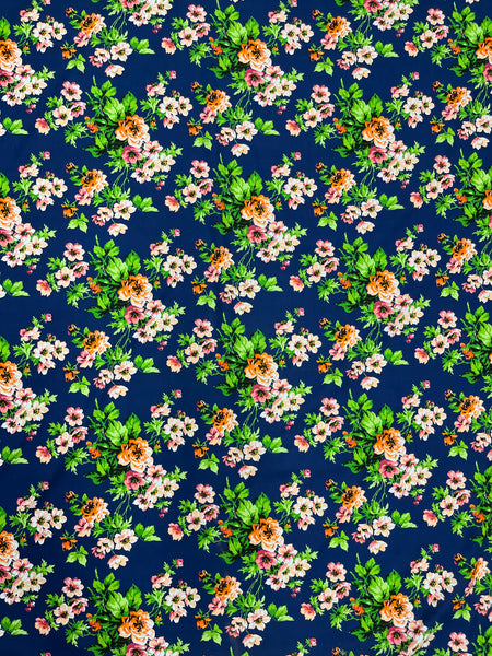 CP-7947W DESIGNER FLORAL PRINT COTTON POPLIN. RALPH LAUREN. ITALY