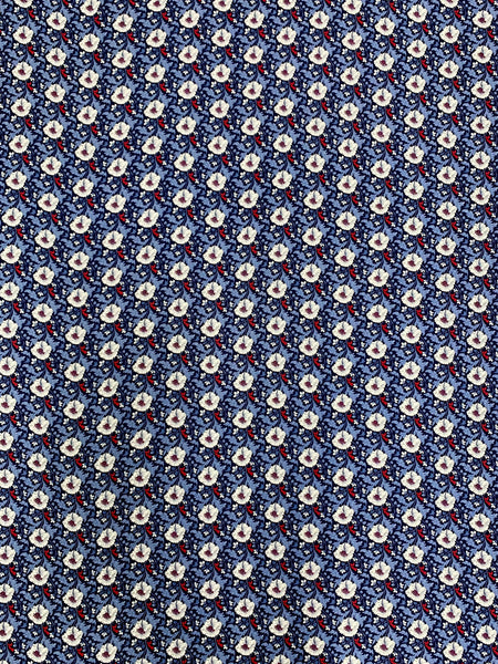 RV-9103W LIBERTY INSPIRED PRINT TEXTURED 2-PLY VISCOSE GAUZE. ITALY