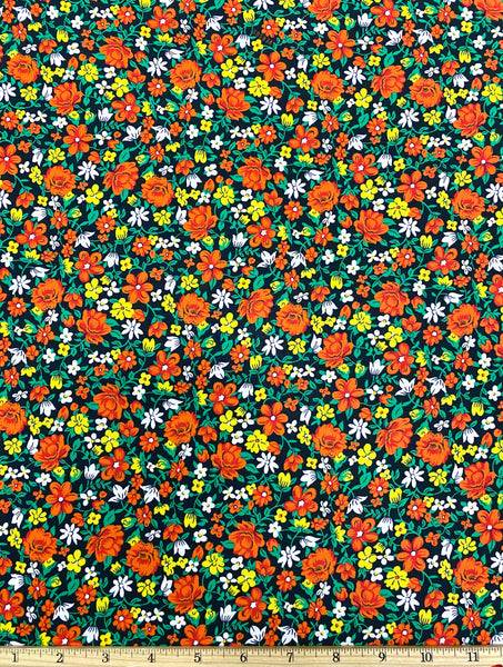 PL-7853W  DESIGNER SIGNATURE PRINT POLY CREPE. VERSACE. ITALY