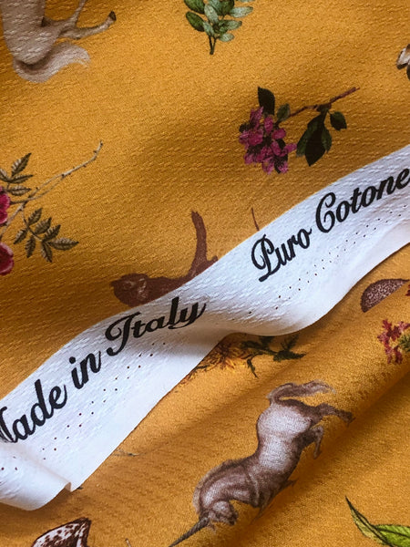 CP-7843W EXCLUSIVE FAIRYTALE PRINT FINE COTTON JACQUARD. ITALY