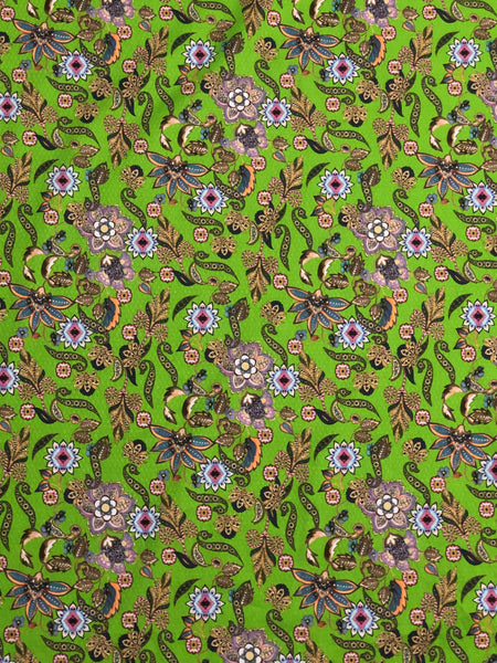 CP-7856W FLORAL PRINT FINE COTTON JACQUARD. ITALY