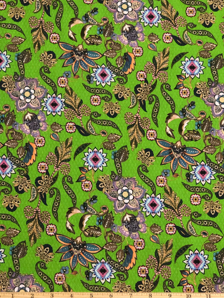 CP-7856W FLORAL PRINT FINE COTTON JACQUARD. ITALY