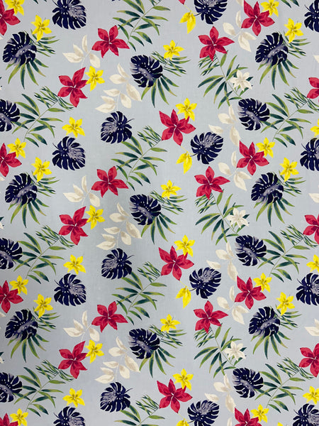CT-9102W TROPICAL PRINT COTTON POPLIN. ITALY