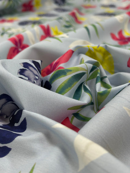 CT-9102W TROPICAL PRINT COTTON POPLIN. ITALY