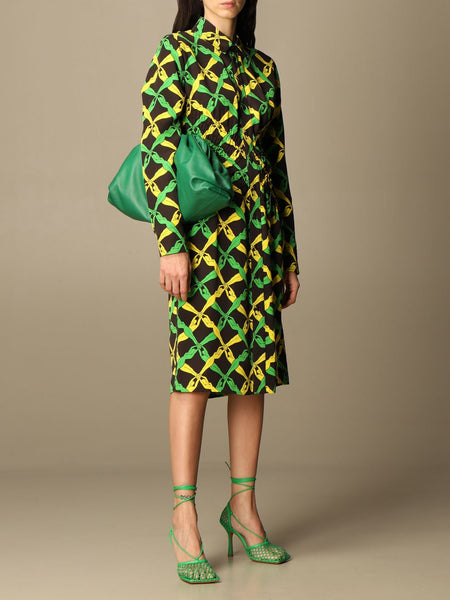 RV-8095W DESIGNER FANTASIA PRINT VISCOSE. BOTTEGA VENETA. ITALY.