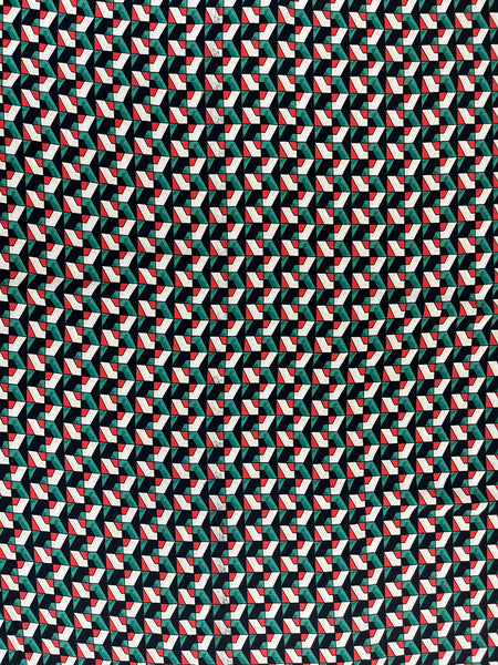 RV-9202W GEO PRINT VISCOSE CREPE. ITALY
