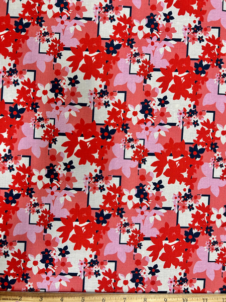 CP-9034W FLORAL PRINT COTTON LAWN. ITALY.