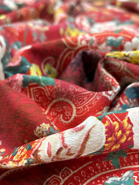 CP-9210W FLORAL PRINT FINE JACQUARD COTTON POPLIN. ITALY.