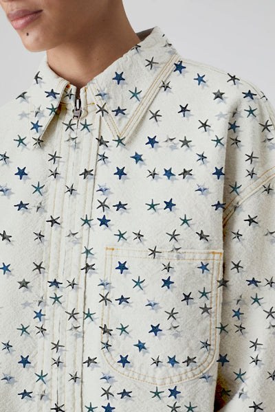 CP-9015W STAR PRINT COTTON DENIM. ITALY