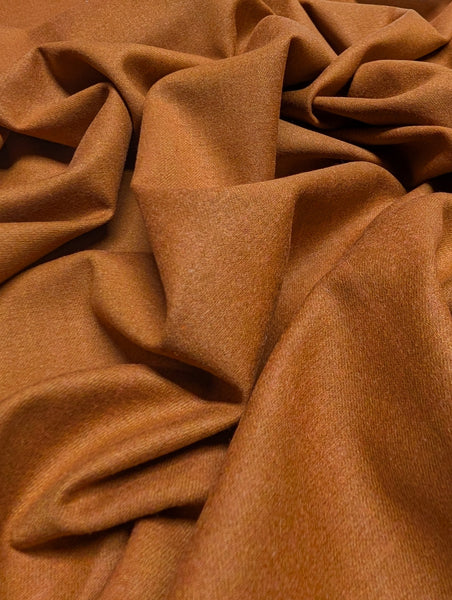 WS-9141W DESIGNER STRETCH WOOL FLANNEL SUITING. MAX MARA. ITALY.