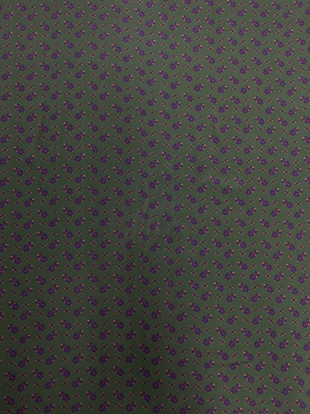 RV-8034W FLORAL DAMASK PRINT VISCOSE CREPE. ITALY
