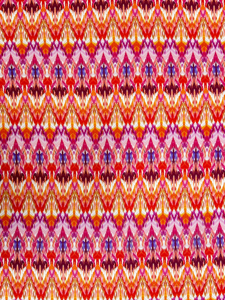 RVK-9233W ABSTRACT ZIGZAG PRINT VISCOSE KNIT. ITALY