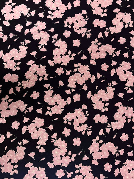 RV-9078W DESIGNER SAKURA BLOSSOM VISCOSE SATIN JACQUARD. THE KOOPLES. ITALY