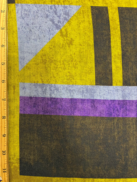RV-9183W WATER COLOR GEO PRINT VISCOSE TWILL. ITALY