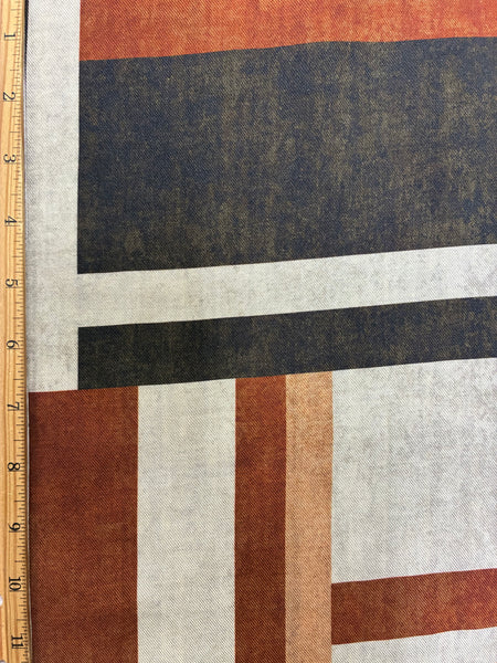 S-9184W GEO PRINT VISCOSE TWILL. ITALY