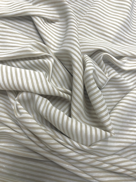 LI-9186W LUXURY STRIPES PRINT LINEN. ITALY