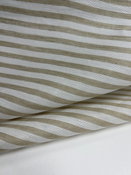 LI-9186W LUXURY STRIPES PRINT LINEN. ITALY