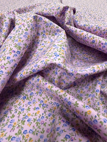 RV-9070W-A LIBERTY FLORAL PRINT COTTON POPLIN. ITALY.