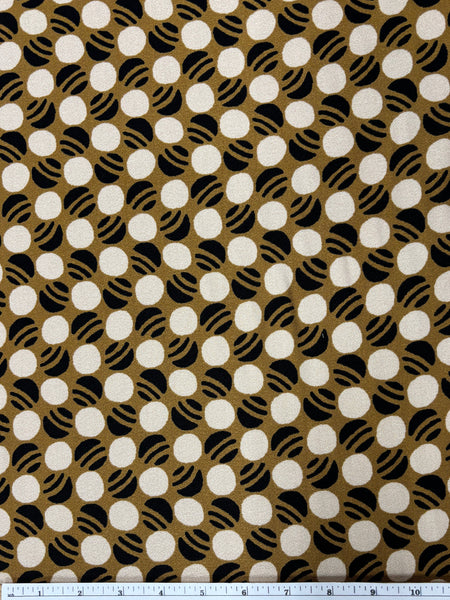 RV-9132W POLKA DOT PRINT VISCOSE CREPE. ITALY