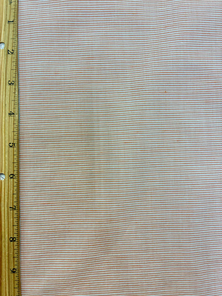 LI-9194W PEACH STRIPE PRINT LINEN.ITALY