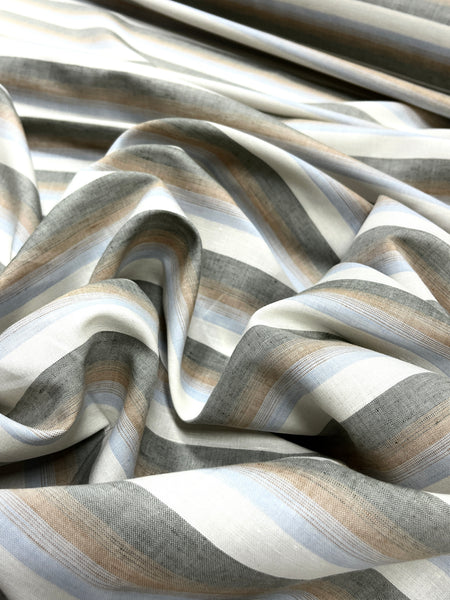 LI-9188W OMBRE STRIPE PRINT LINEN. ITALY