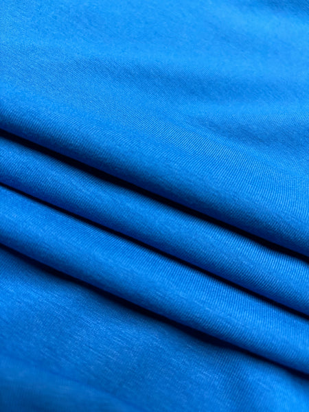 CK-9138W DESIGNER AEGAEN BLUE COTTON JERSEY KNIT. GUCCI. ITALY