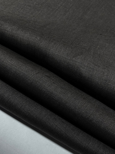 LI-9216W-B BLACK BROWN FINE LINEN. ITALY