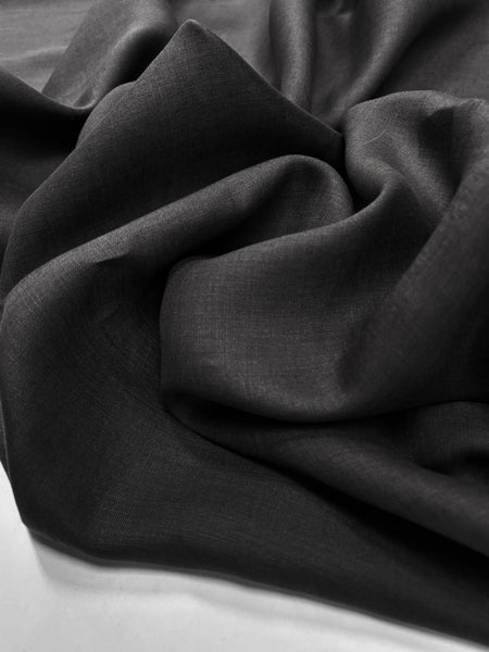 LI-9216W-B BLACK BROWN FINE LINEN. ITALY