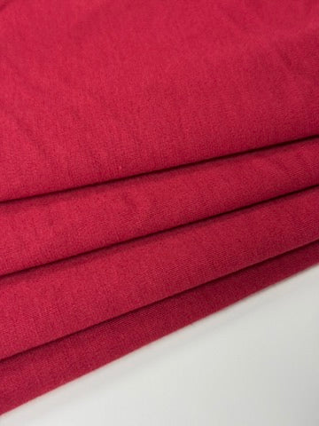 PNK-9279W DESIGNER CRANBERRY RED COTTON VISCOSE PONTE KNIT. MAX MARA. ITALY