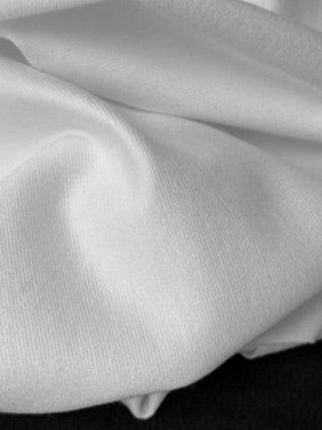 PNK-9278W-A DESIGNER BRIGHT WHITE COTTON VISCOSE PONTE KNIT. MAX MARA. ITALY