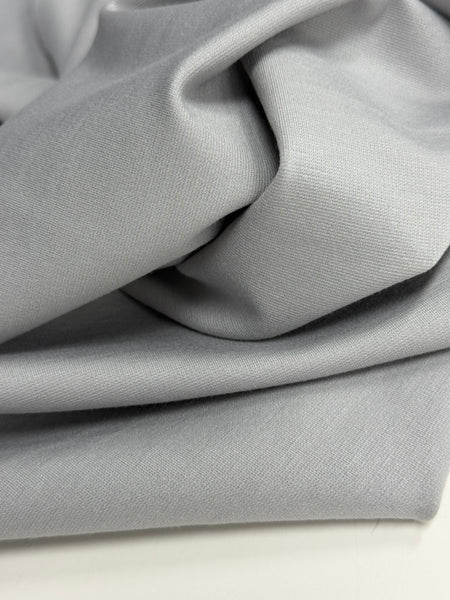 PNK-9278W-B DESIGNER SILVER GRAY COTTON VISCOSE PONTE KNIT. MAX MARA. ITALY