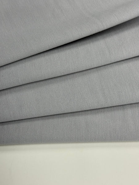 PNK-9278W-B DESIGNER SILVER GRAY COTTON VISCOSE PONTE KNIT. MAX MARA. ITALY