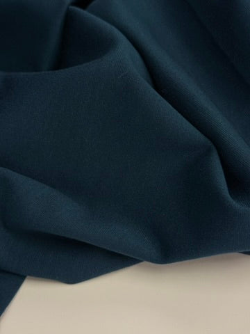 PNK-9281W DESIGNER DARK TEAL VISCOSE DOUBLE KNIT. GUCCI. ITALY