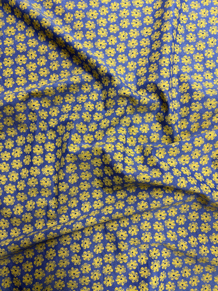 CP-9225W LIBERTY-INSPIRED FLORAL PRINT COTTON POPLIN CHAMBRAY. ITALY