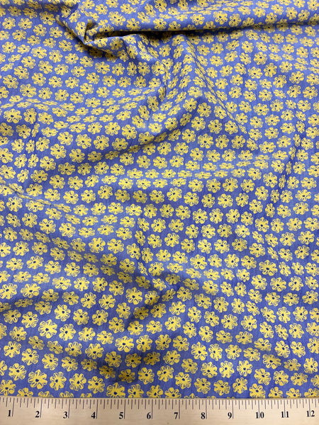CP-9225W LIBERTY-INSPIRED FLORAL PRINT COTTON POPLIN CHAMBRAY. ITALY
