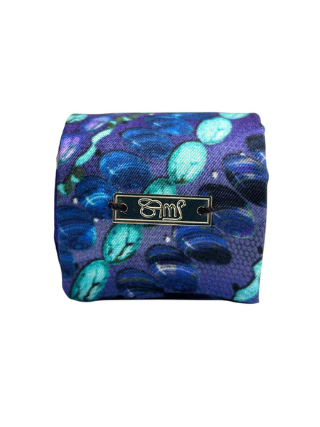 SB-1001 “INKA" - DESIGNER SILK SNAP BRACELET "SAMS MAISON" - MADE IN FRANCE