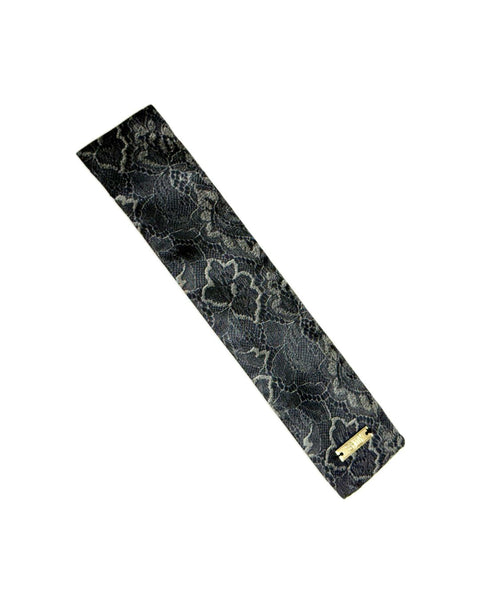 SB-1002 “MONOCHROME" - DESIGNER SILK SLAP BRACELET "SAMS MAISON" - MADE IN FRANCE