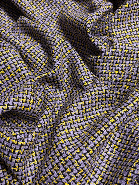 WS-9072W DESIGNER WOOL BLEND TWEED. VERSACE. ITALY