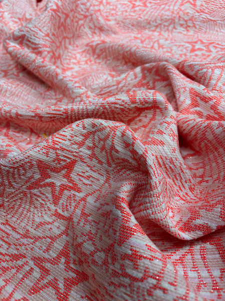 MB-7202W-A METALLIC CORAL REEF DESIGN JACQUARD. FRANCE
