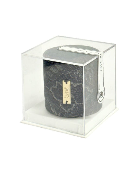 SB-1002 “MONOCHROME" - DESIGNER SILK SLAP BRACELET "SAMS MAISON" - MADE IN FRANCE