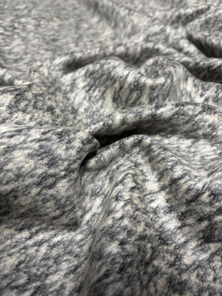 WC-9149W DESIGNER DOUBLE-FACED BRUSHED CASHMERE VIRGIN WOOL COATING. DIOR. ITALY.