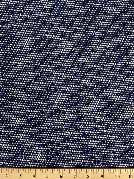 MB-9157W DESIGNER PEARL-STRAND DESIGN STRETCH BOUCLE JACQUARD. HUGO BOSS. ITALY