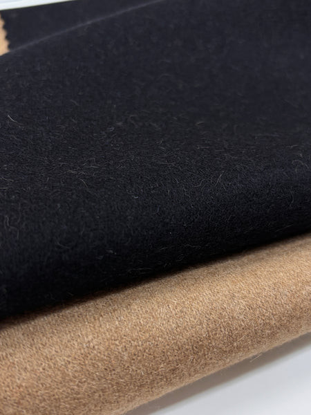 WC-9272W-A DESIGNER VIRGIN WOOL CAMEL HAIR COATING. RALPH LAUREN. ITALY